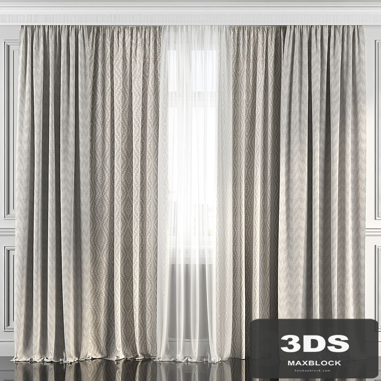 Curtains with window 186