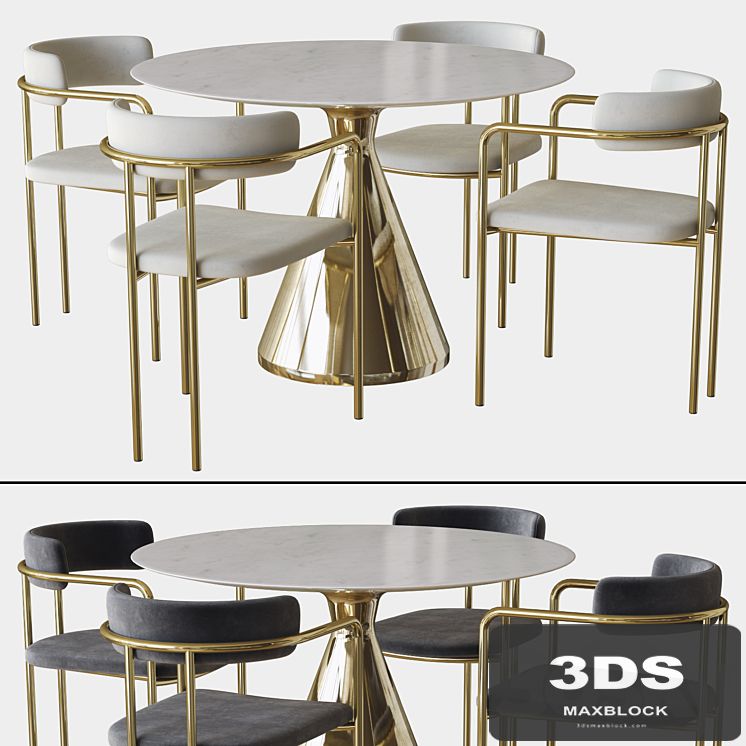 lenox dining chair and silhouette table west elm
