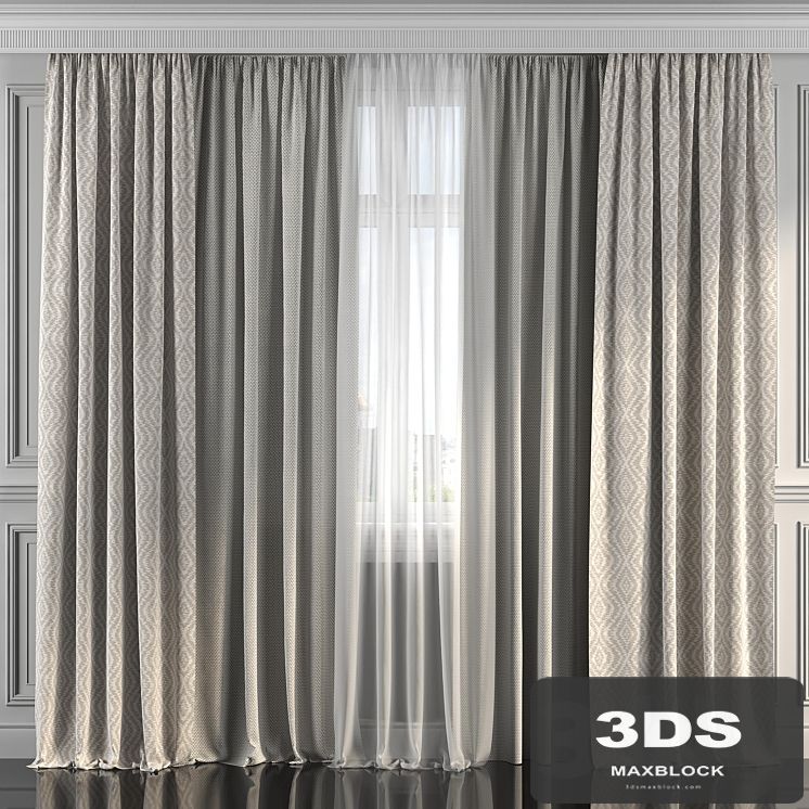 Curtains with window 190