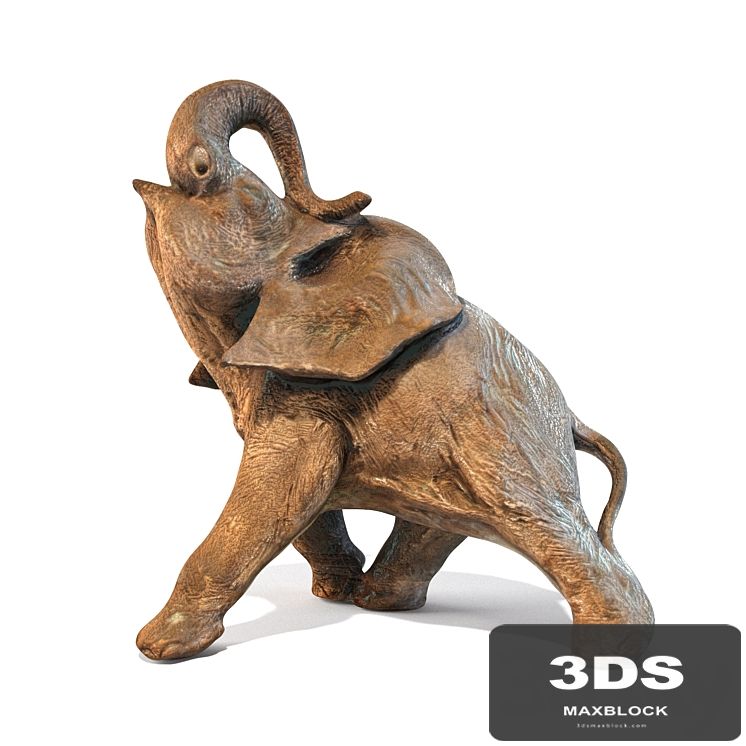 Decorative elephant statue