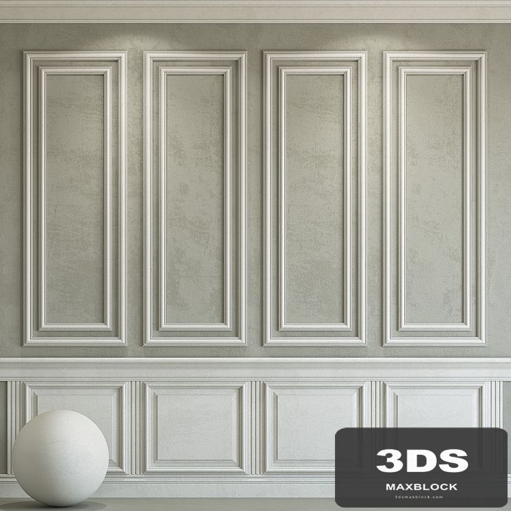Decorative plaster with molding 107