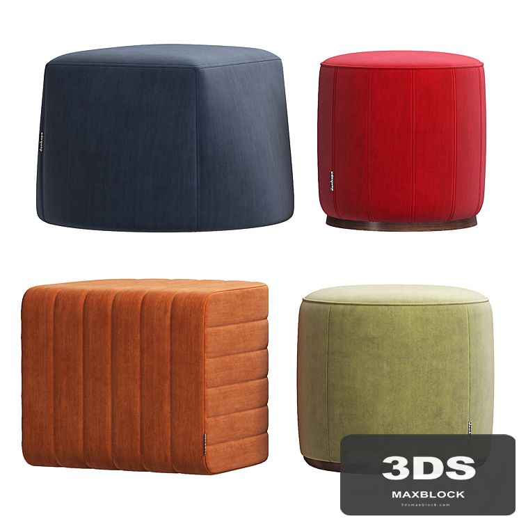 2nd collection of poufs from DOMKAPA