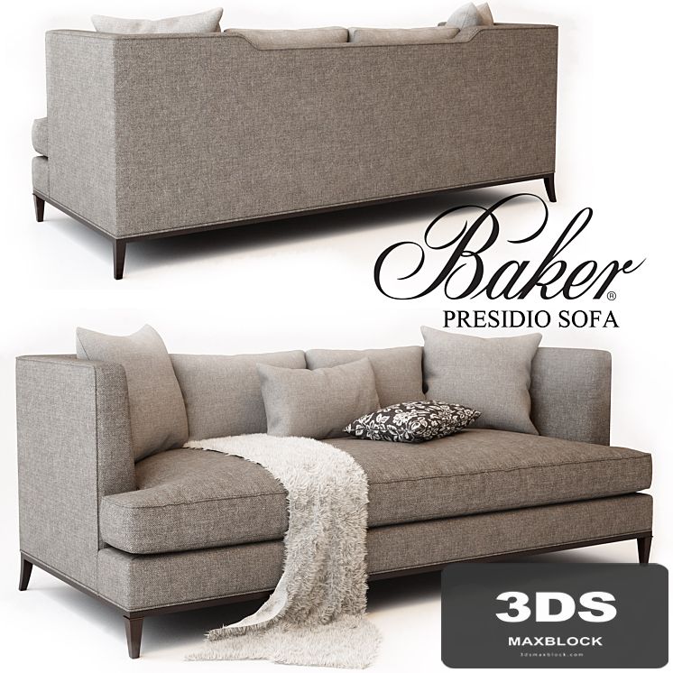 BAKER PRESIDIO SOFA No. 6729S