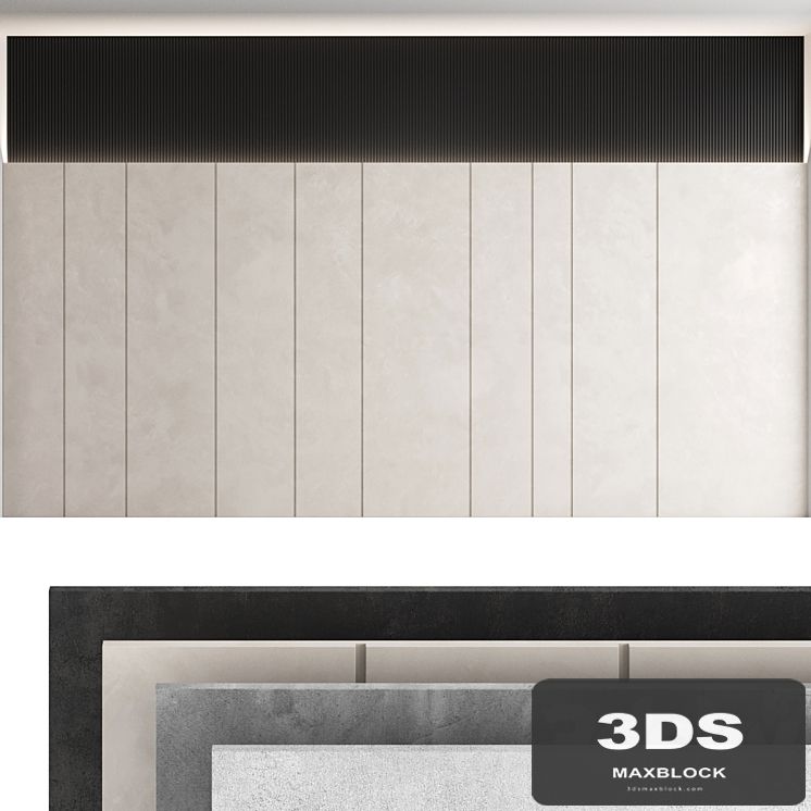 Decorative wall panel set 51