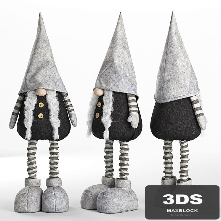 Christmas soft toy Gnome 01