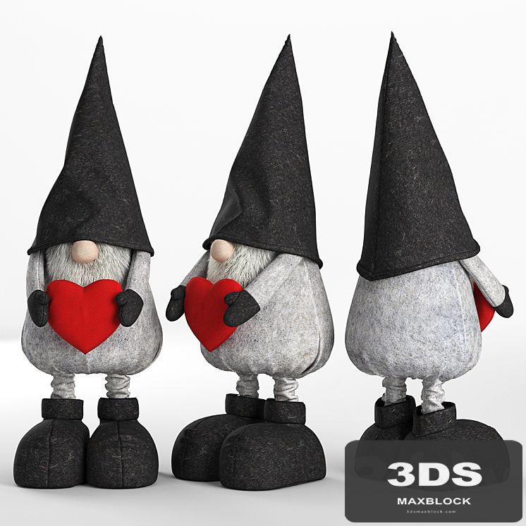 Christmas soft toy Gnome 02