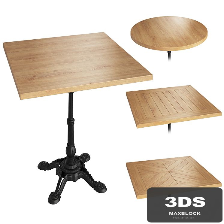 One leg loft table