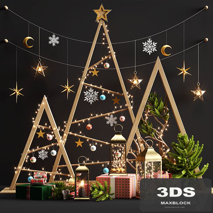 New year decorative set 2
