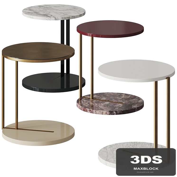 Meridiani Ralf Coffee & Side Table Comp. 2