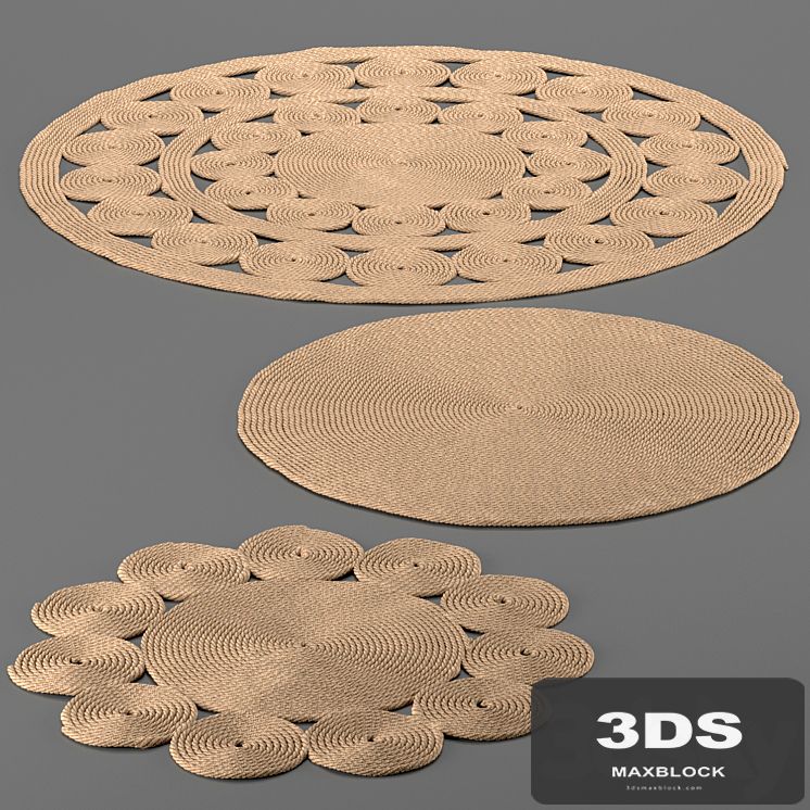 Jute carpet set handmade Jute Carpet