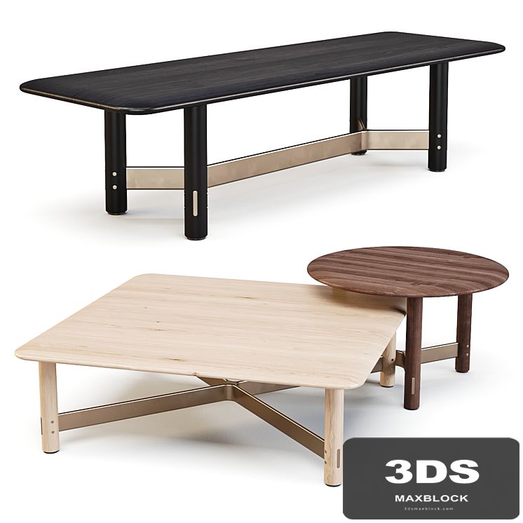 District Eight: Stilt - Coffee Tables Set 02