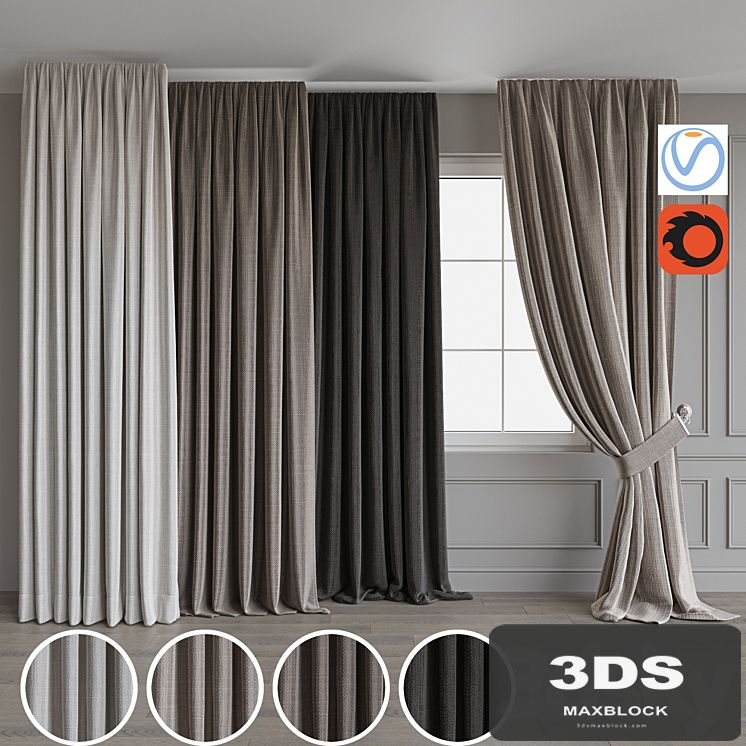 Curtain set 80