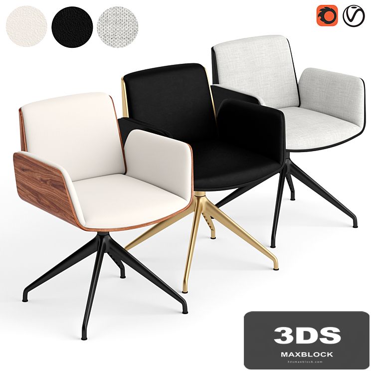 Punt Hug pyramid base chair