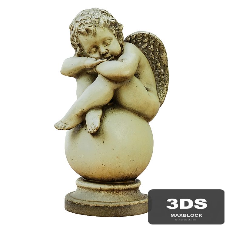 Sculpture Angel Boy
