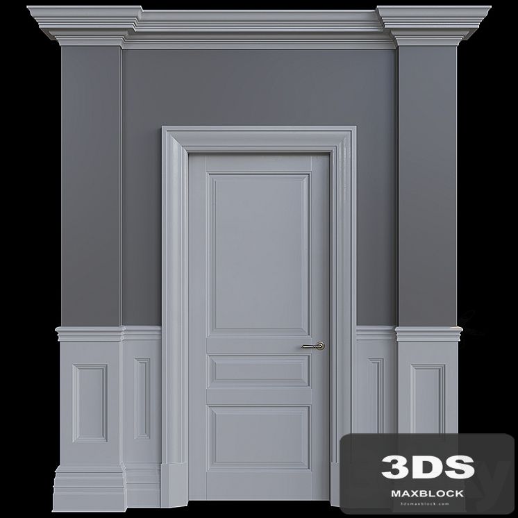American style door
