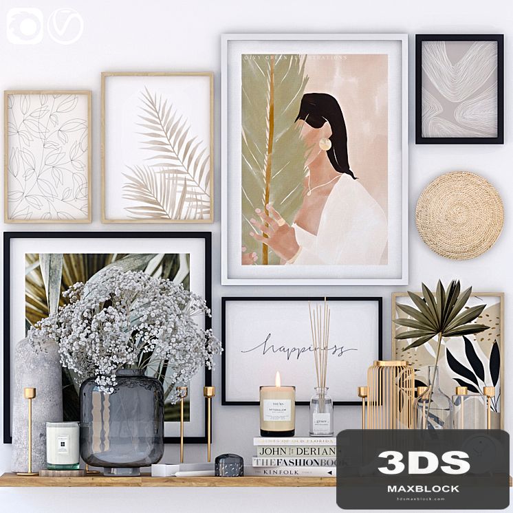Decorative set with posters 2