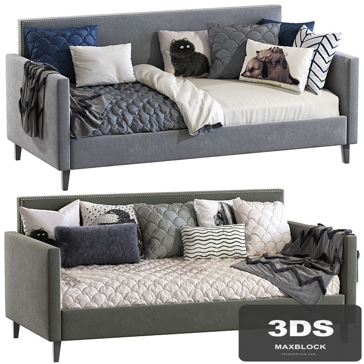 Bed-sofa Guizar Back Twin Daybed