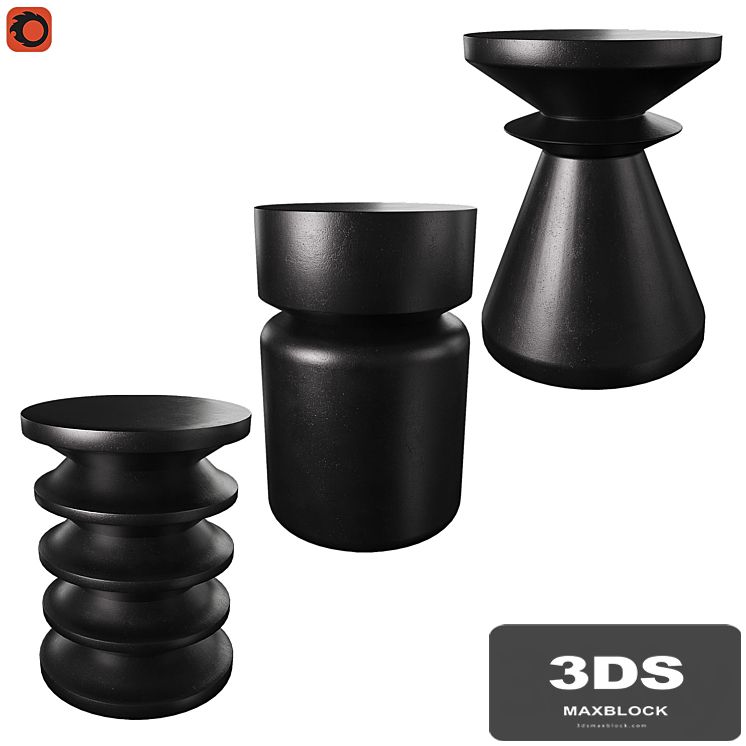 Set of coffee tables Thilde, Alban, Sujua