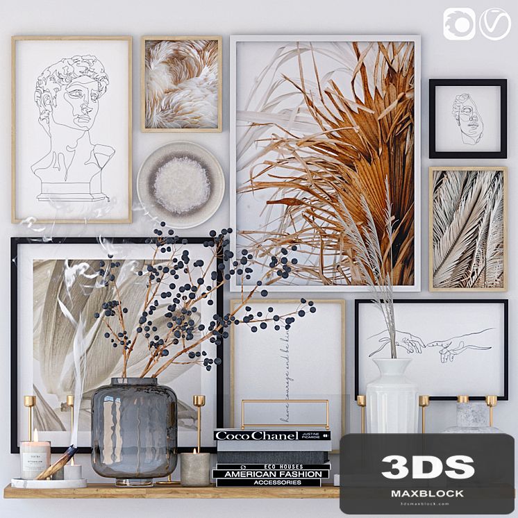 Decorative set with posters 3