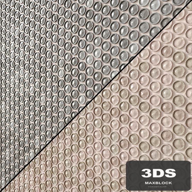 Glazed Penny Round Mosaic 9 types