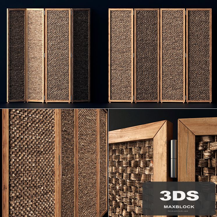 Wood screen decor n1 / Wooden screen
