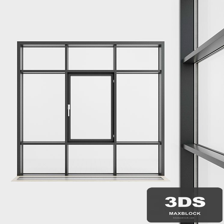 Panoramic glazing. Stained glass. 65