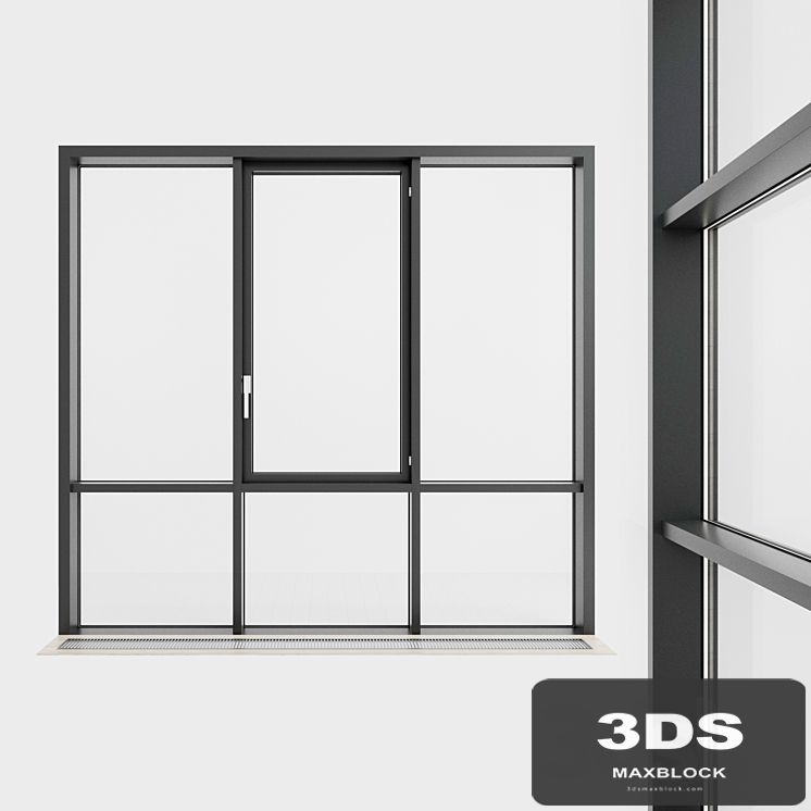 Panoramic glazing. Stained glass. 66