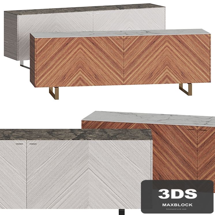 Ligne Roset Coplan 2 Sideboards