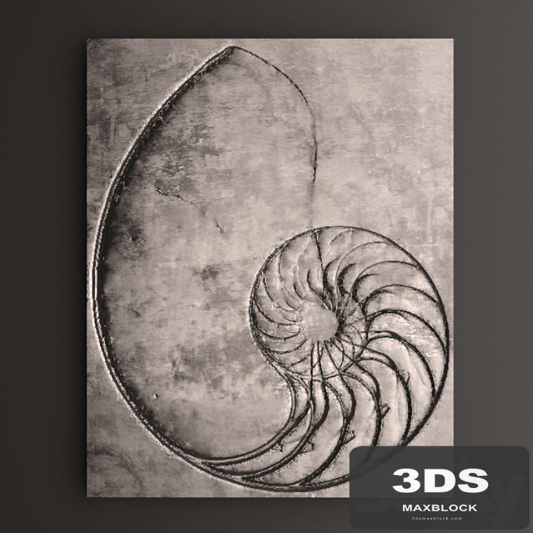 Decor for wall. Panel. Amon.