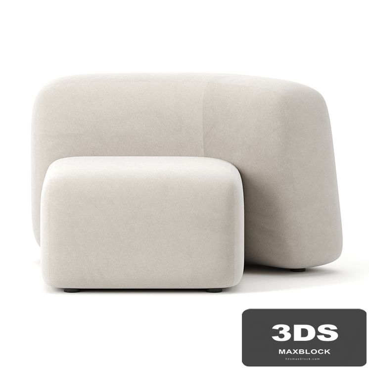 Suiseki armchair by La Cividina