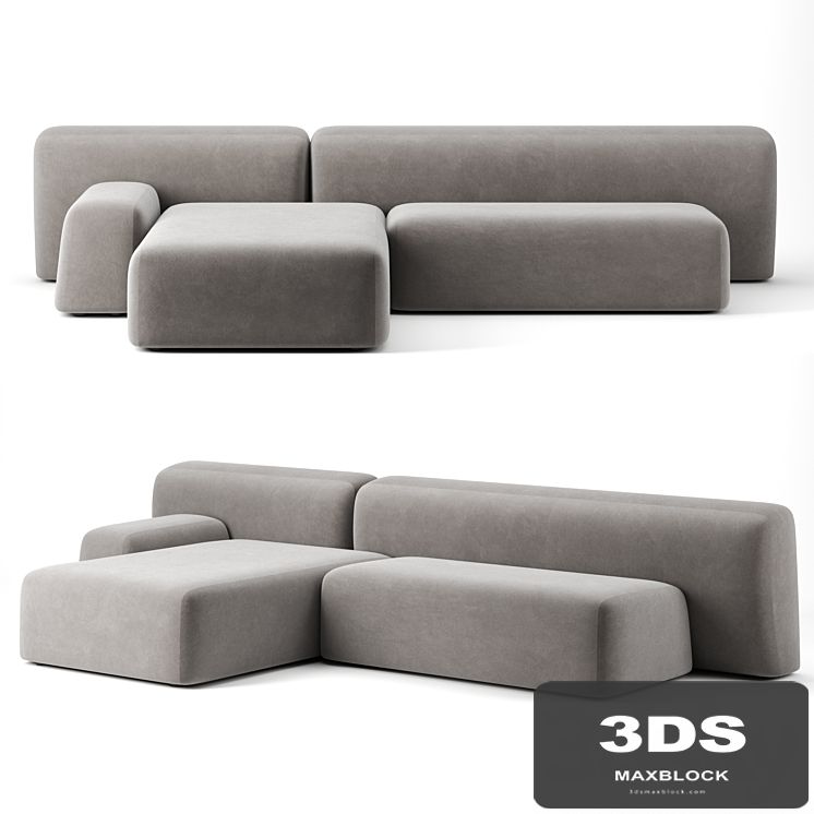 Suiseki sofa by La Cividina