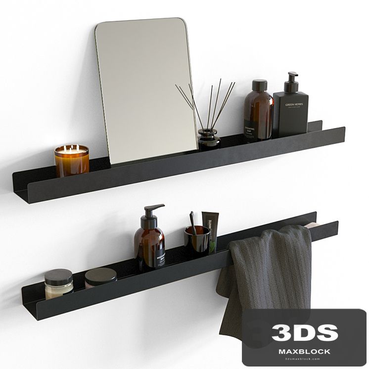 Bathroom shelves