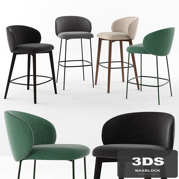 Connubia Tuka bar stools