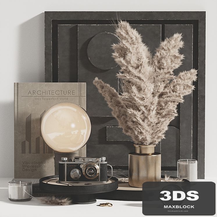 Pampas decor set