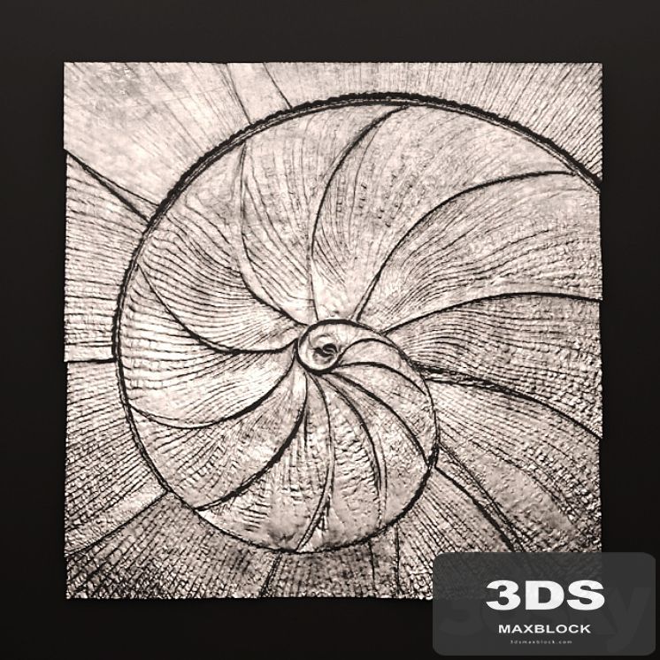 Decor for wall. Panel. Amon.
