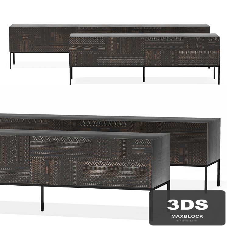 Tabwa TV sideboard by ETHNICRAFT