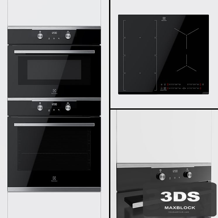 Electrolux - OKE6P71X oven, VKL6E40X and IPE6455KF hob.