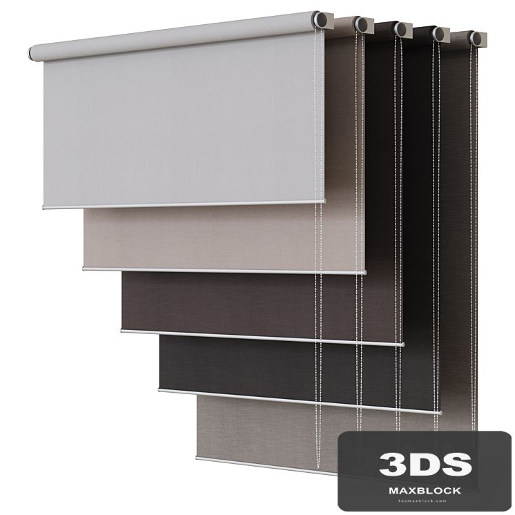 Roller blinds set №4