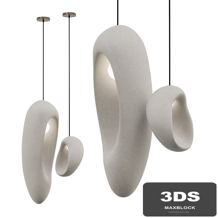 Sculptural Illuminated Pendants