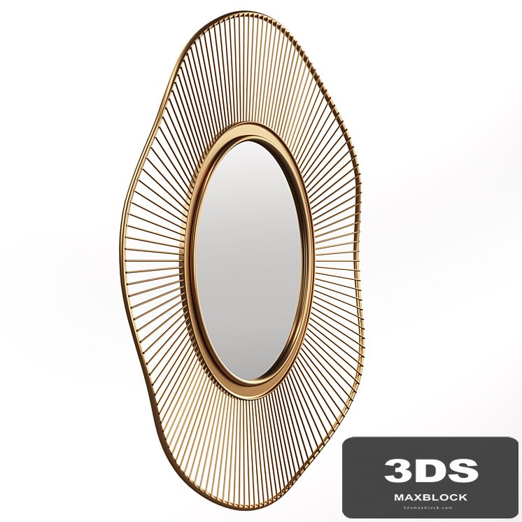 Kare Design - Mirror Sun Storm