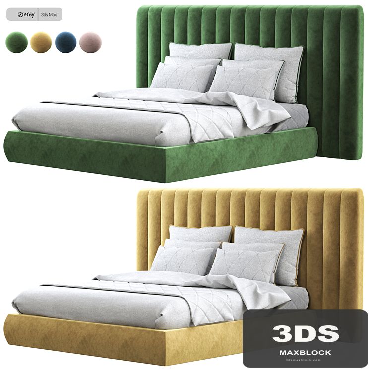 Bed softy modern design