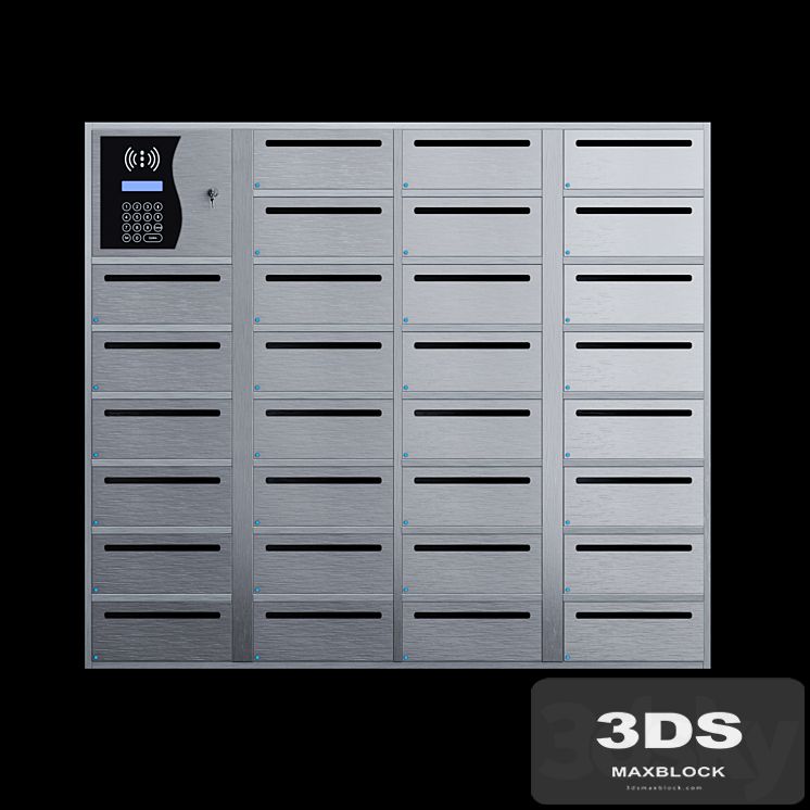 Electronic mailboxes with the Smartbox system (custom-made)