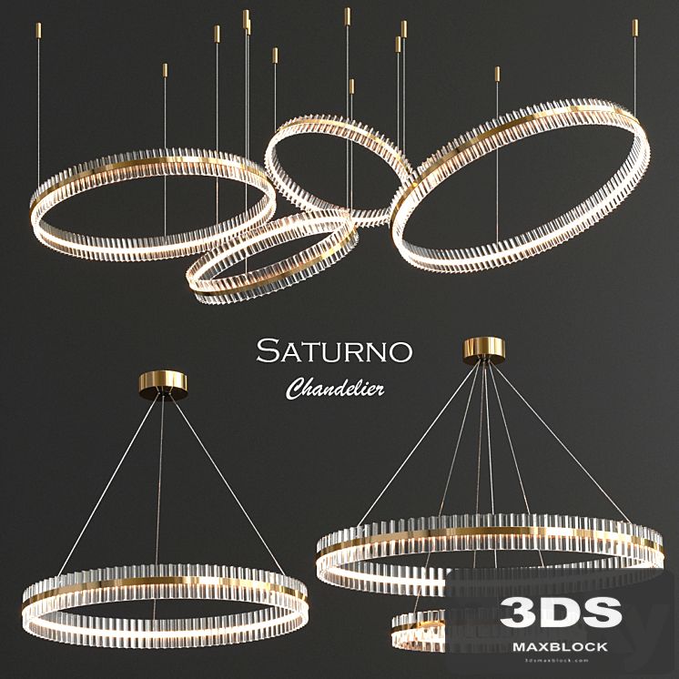 Baroncelli Saturno Chandelier - 3 type