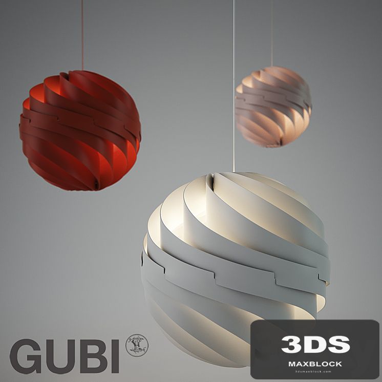 Gubi / Turbo pendant L by Louis Weisdorf
