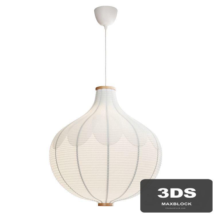 IKEA RISBYN , Pendant lamp shade, onion shape, 57 cm