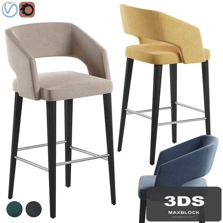 Potocco jolly barstool