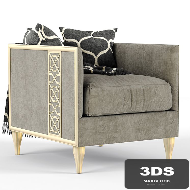 Fret knot caracole chair