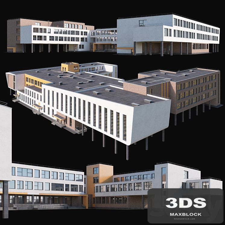 Modern school building