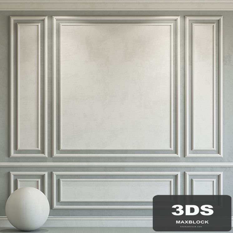 Decorative plaster with molding 114