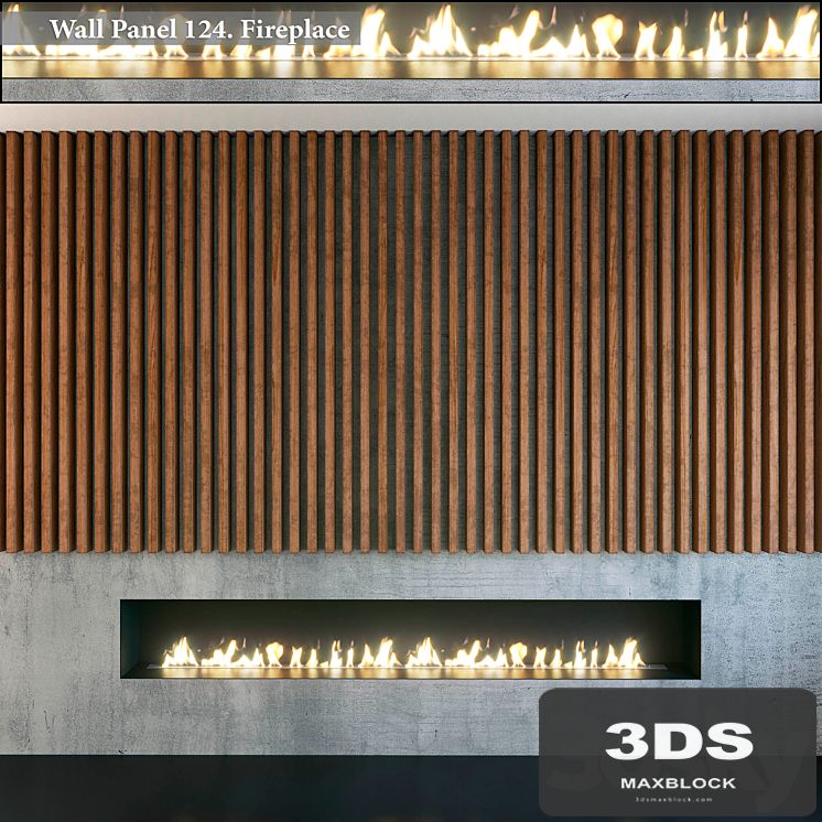 Wall Panel 124. Fireplace